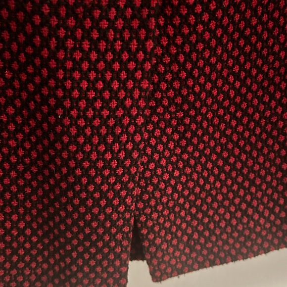 Size 2 Red Tweed Lord & Taylor Pencil Skirt - Picture 4 of 6